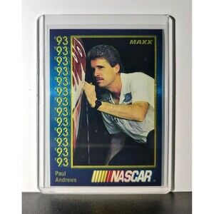 Paul Andrews 1993 Maxx Premier Plus Racing #127 NASCAR Card AK Racing